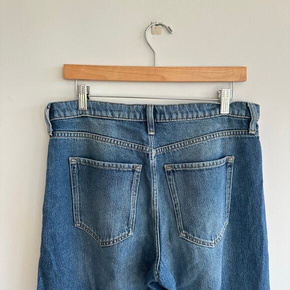 Banana Republic High Rise Barrel Fit Jeans Hemlock Wash 28 - Picture 7 of 10